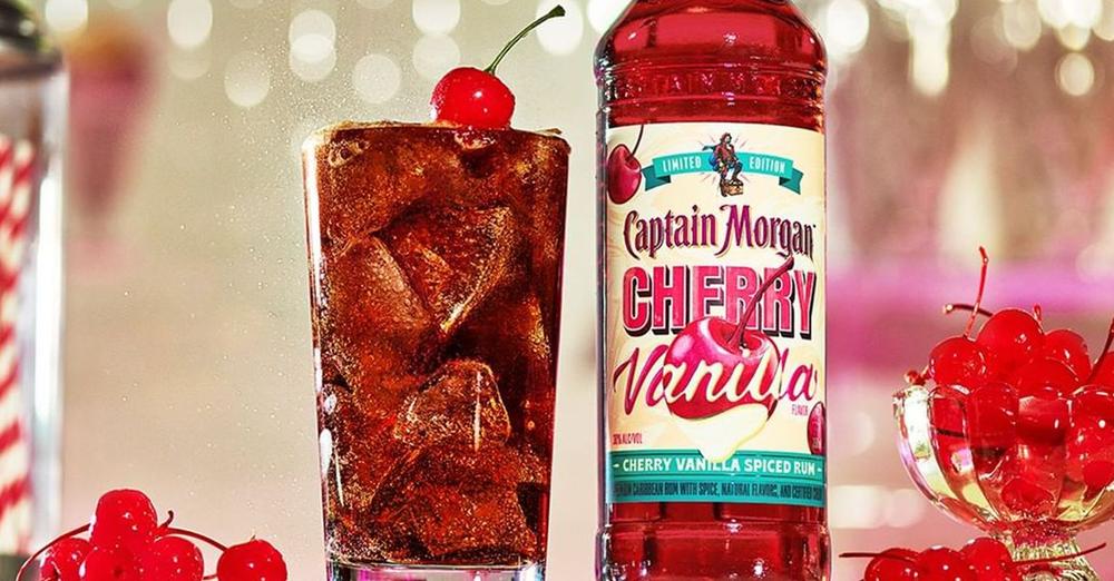 Captain Morgan’s New Cherry Vanilla Flavored Rum is Like Drinking a Boozy Coke Float