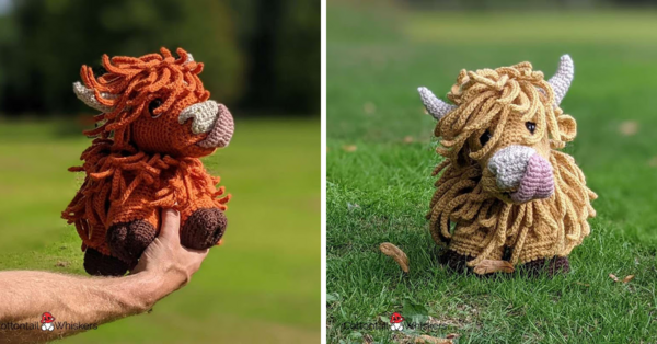You Can Crochet Your Own Adorable Amigurumi Highland Scottish Cow
