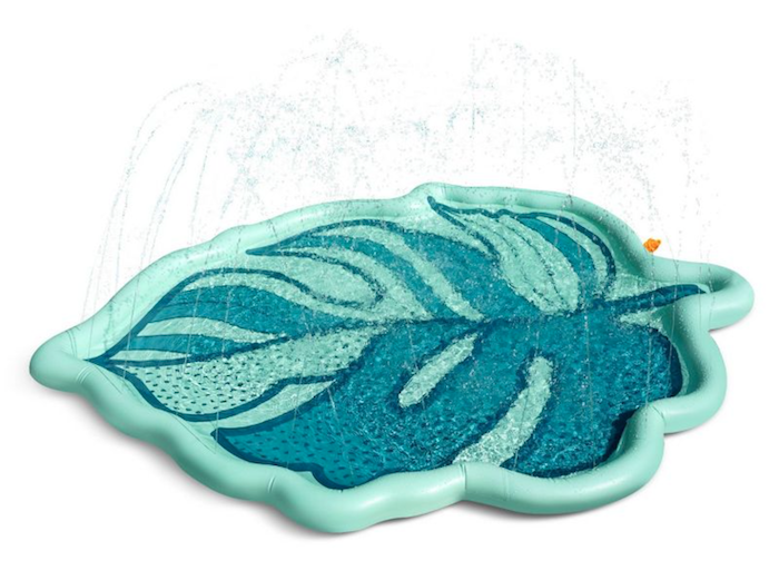 Target Releases A Palm Leaf Splash Pad Sprinkler to Cool Down with the Kids this Summer