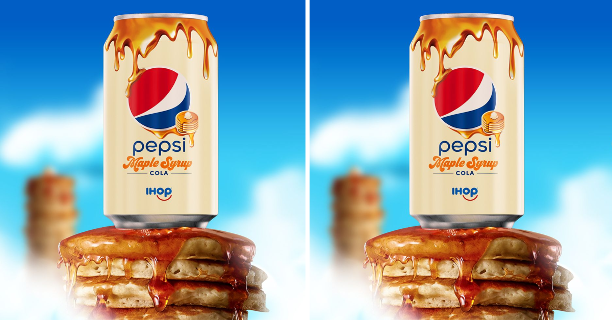 Pepsi Released an IHOP Inspired Soda Flavor That Tastes Like Maple Syrup Drizzled on Pancakes