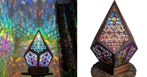 This Polar Star Projection Lamp Will Cast Colorful Patterns Onto Your Wall And It’s Gorgeous