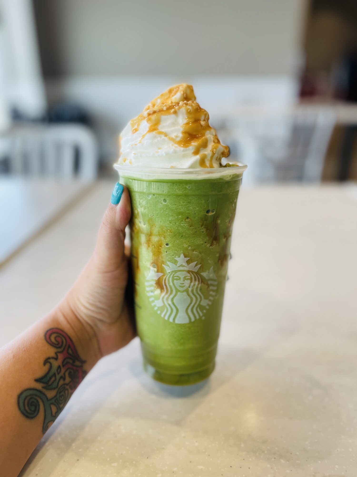 Starbucks green tea latte frappuccino recipe • Teafolly