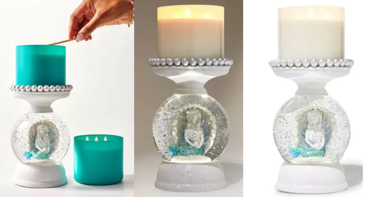 This Water Globe Mermaid Candle Holder Is A Total Vibe