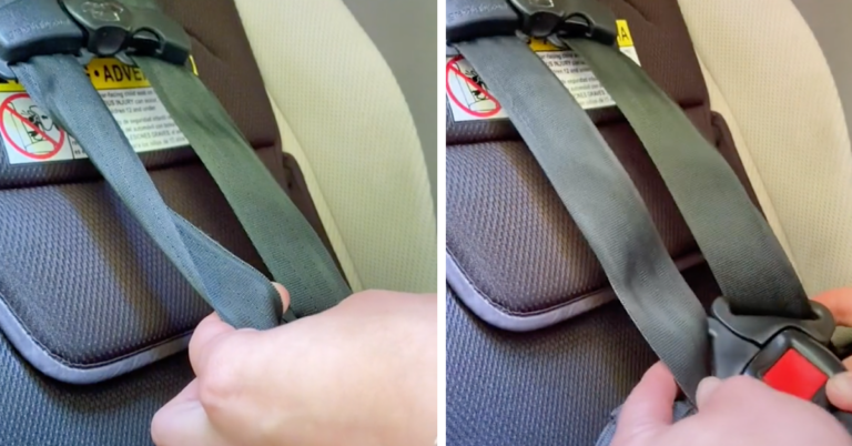 This Viral TikTok Hack Shows You How To Fix A Twisted Car Seat Strap