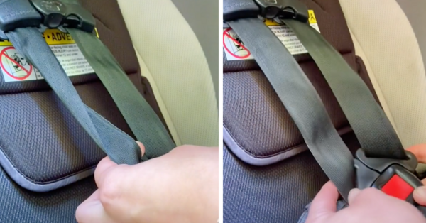Viral TikTok Shows How to Fix a Twisted Car Seat Strap - Motherly