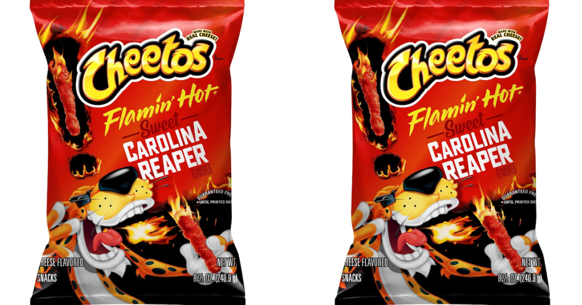 Cheetos New Flamin’ Hot Sweet Carolina Reaper Chips Are for The Bravest of Them All
