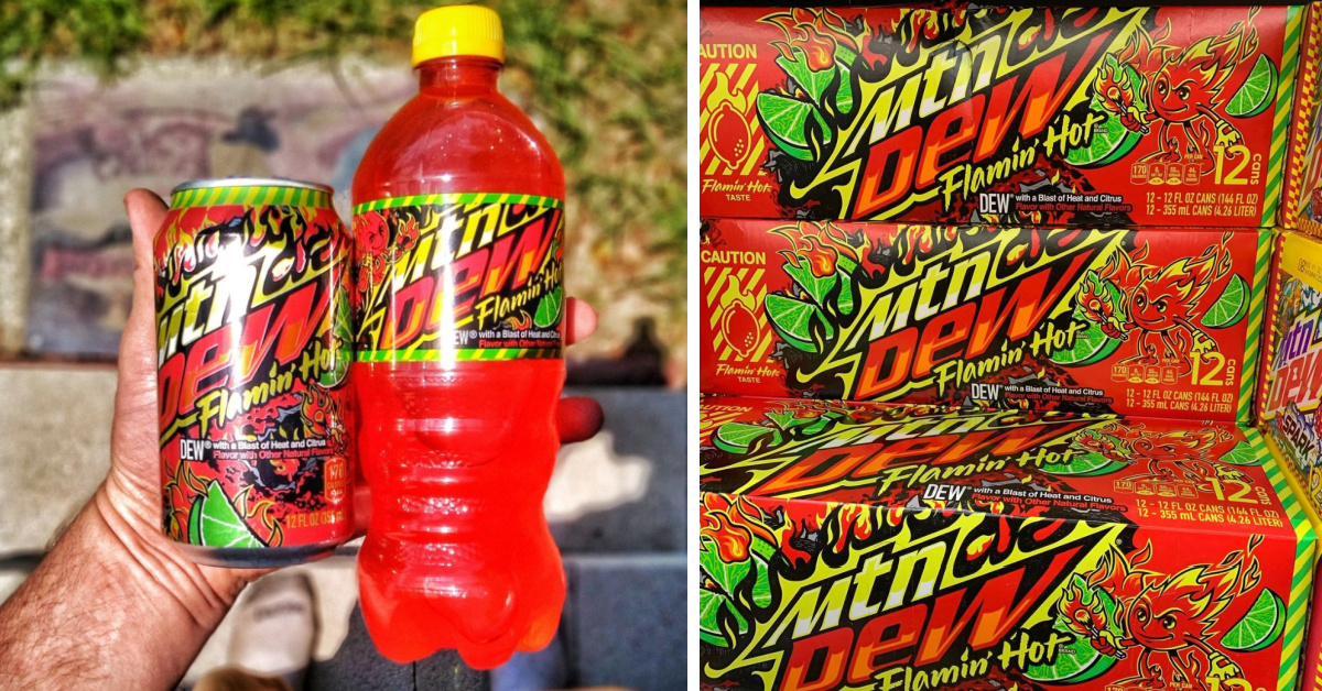 Mountain Dew Flamin’ Hot Is Now Available and I’m Not Sure Why