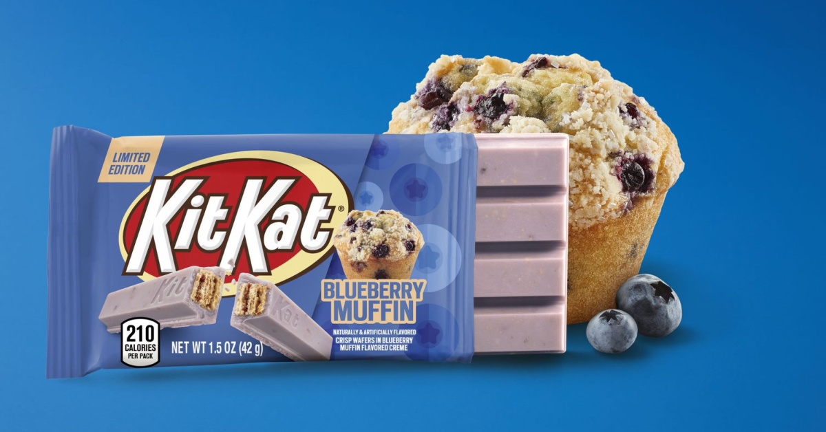 Kit Kat’s New Blueberry Muffin Flavor Gives Us an Excuse to Eat Candy for Breakfast