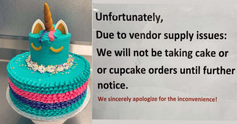 Sam’s Club No Longer Takes Cake Orders Due to Massive Cake Shortage