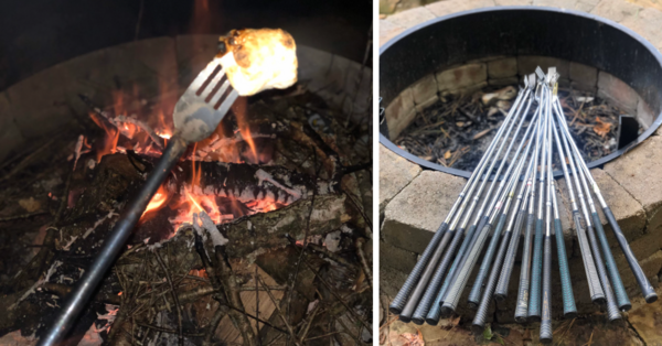 These Amazing S’mores Sticks Are Made From Upcycled Golf Clubs And Forks