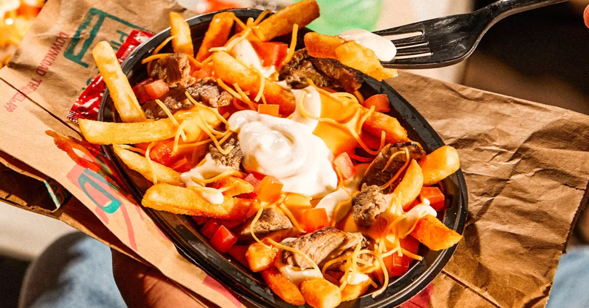 Taco Bell Just Released Steak White Hot Ranch Fries and I Am On My Way