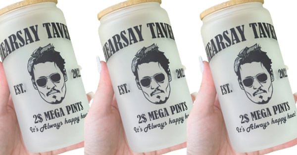 You Can Get A Johnny Depp Hearsay Tavern Tumbler Because It’s Always Happy Hour