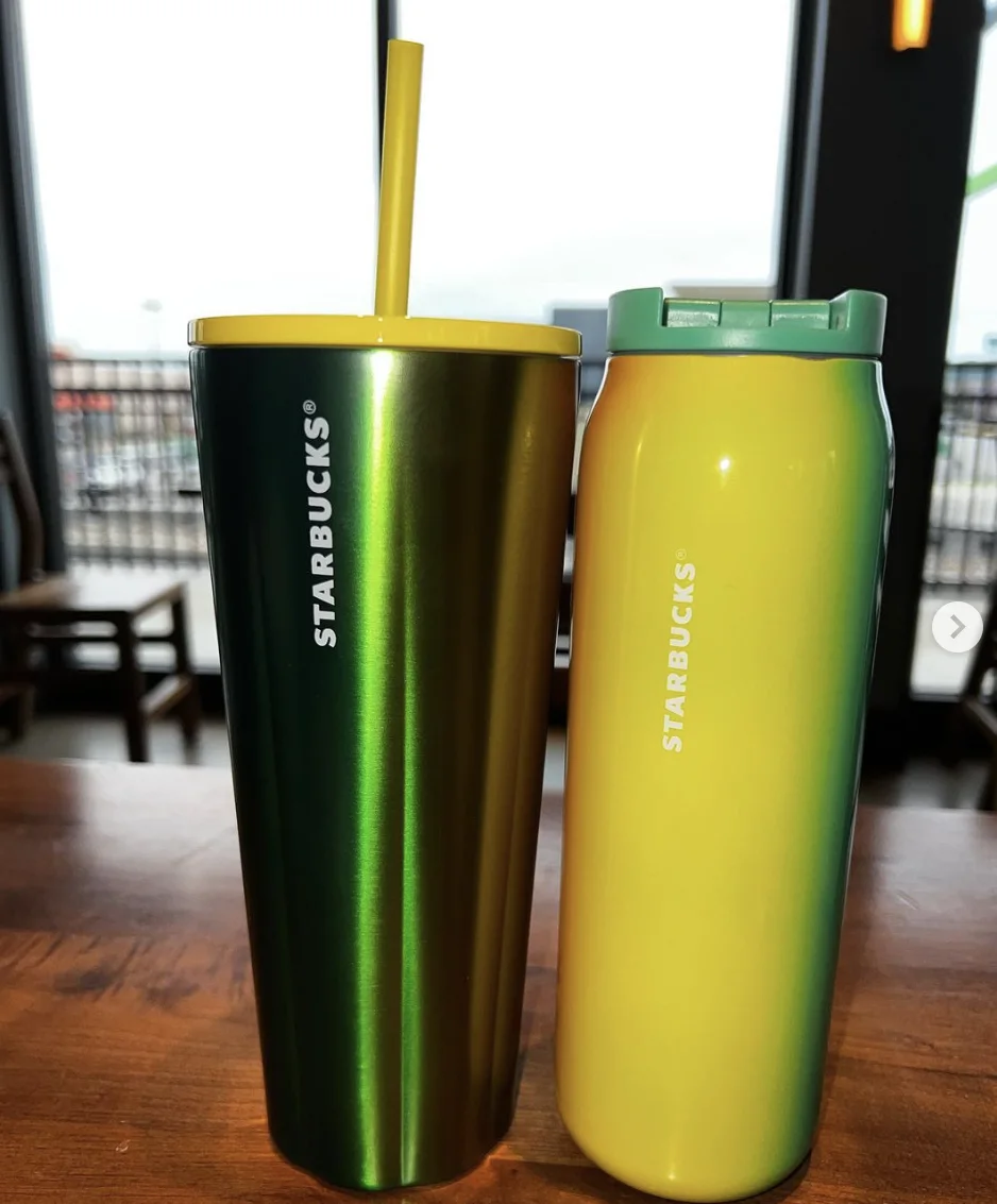 Starbucks Is Selling A Bright Orange Ombre Tumbler That Just Screams Summer