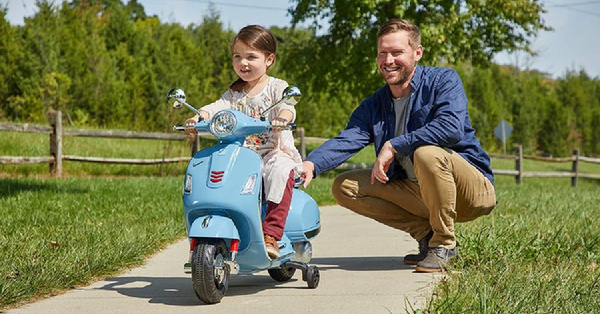 You Can Get A Mini Electric Vespa Scooter For Kids And It’s The Coolest Thing Ever