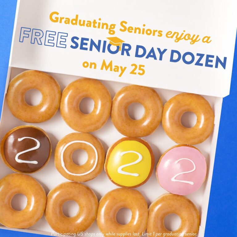 Krispy Kreme Gives Graduating Seniors A Free Dozen of Graduation Doughnuts