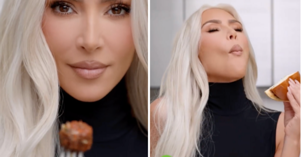 Kim Kardashian’s Recent Beyond Meat Ad Has the Internet in a Frenzy After She Fails to Actually Eat It