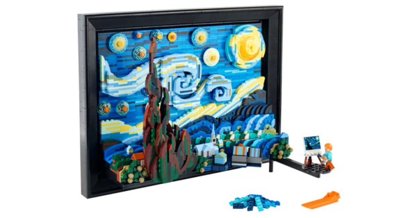 LEGO Releases Set You Can Build and Recreate Vincent Van Gogh’s “The Starry Night” Painting