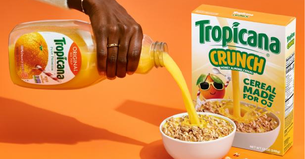 Move Over Milk, Tropicana Is Releasing Cereal Made for Orange Juice
