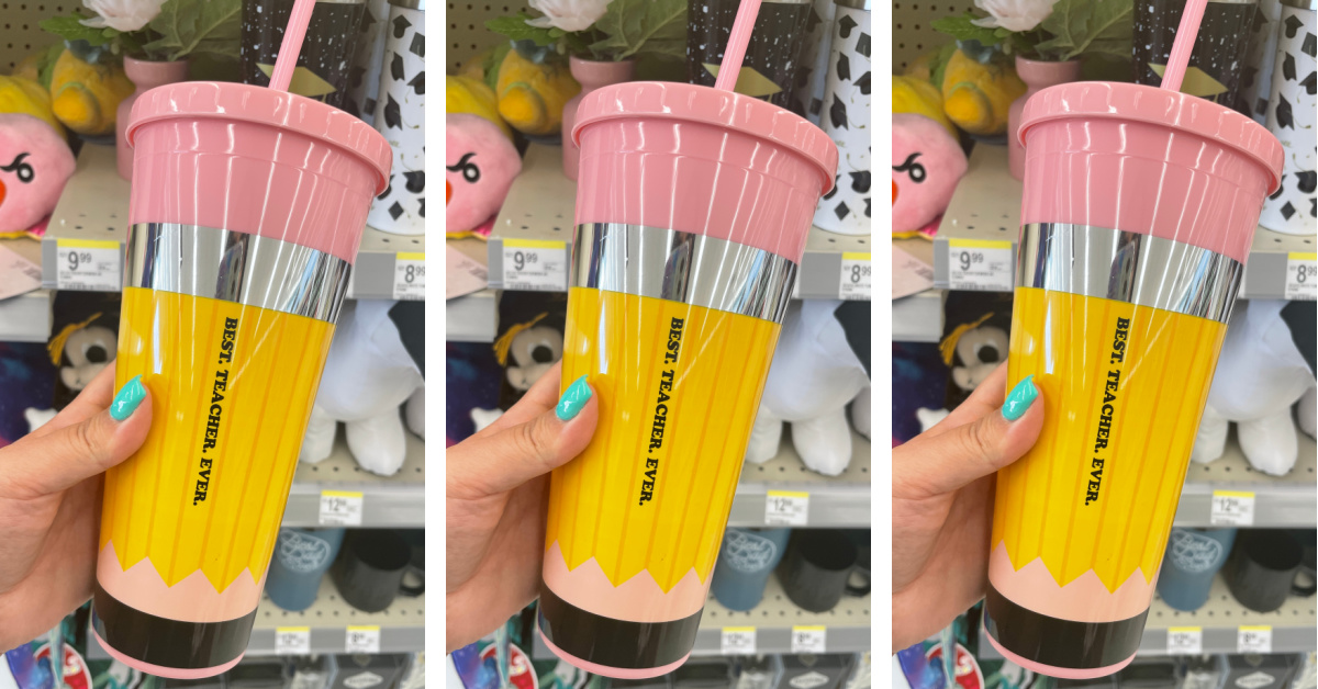 Walgreens Released A Teacher Tumbler That Looks Like A Giant Pencil