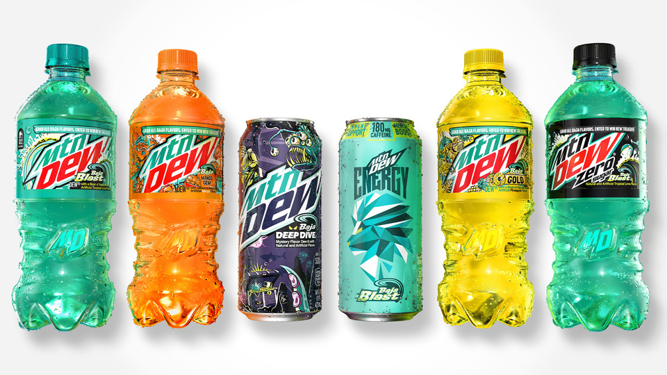 Mountain Dew Drops New Baja Blast Flavors Just in Time for Summer