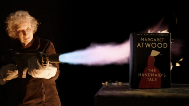 An ‘Unburnable’ Copy of ‘The Handmaid’s Tale’ Exists and The Author Used A Flamethrower to Prove It