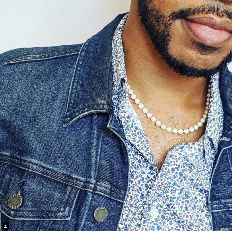 Men want pearls and they're not afraid to wear them