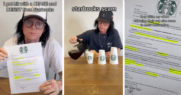 This TikToker Claims Starbucks Is Suing Him For Defamation. Is It Really True, Though?
