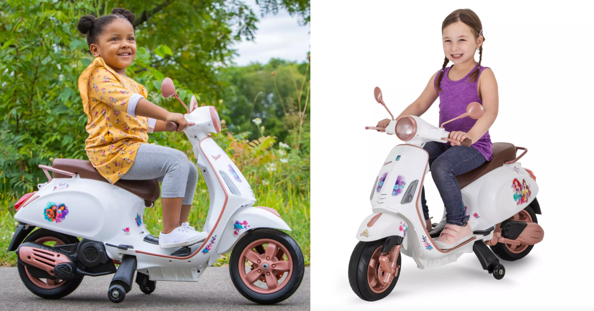 This Disney Princess Vespa Is Decked Out With Princess Graphics