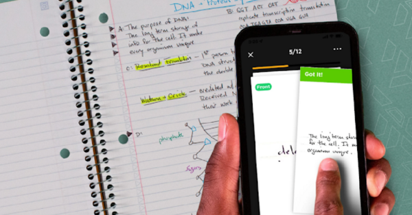 Here’s How You Can Make Instant Digital Flashcards For School Using A Mead Notebook