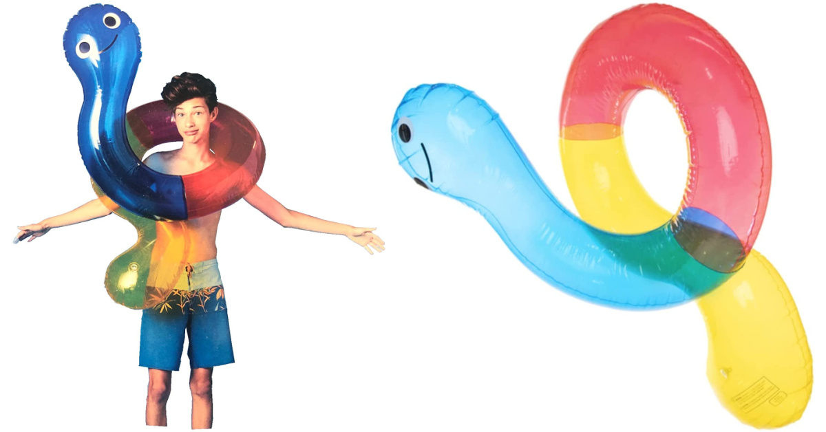 You Can Get An Inflatable Gummy Worm Pool Float That Wraps Around Your Body