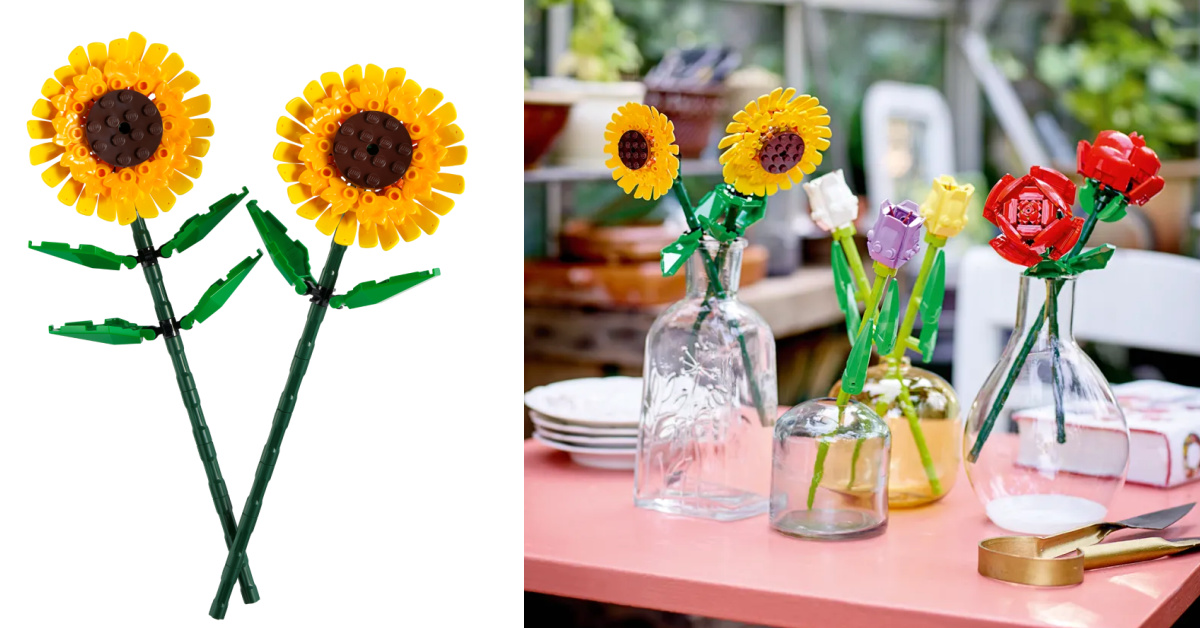 You Can Now Get A LEGO Sunflower Kit and It Costs Less Than $13