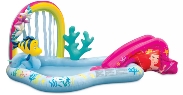 This Inflatable Little Mermaid Lagoon Splash Pad Brings Pure Disney Magic to Your Backyard
