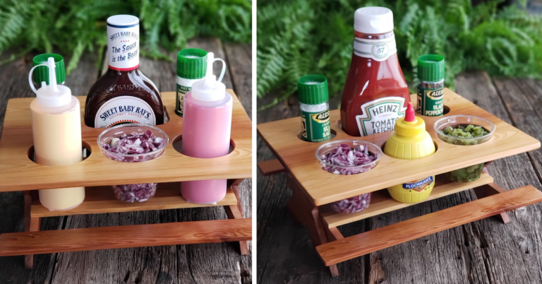 You Can Get A Tiny Condiment Picnic Table and It’s Basically The Cutest Thing Ever