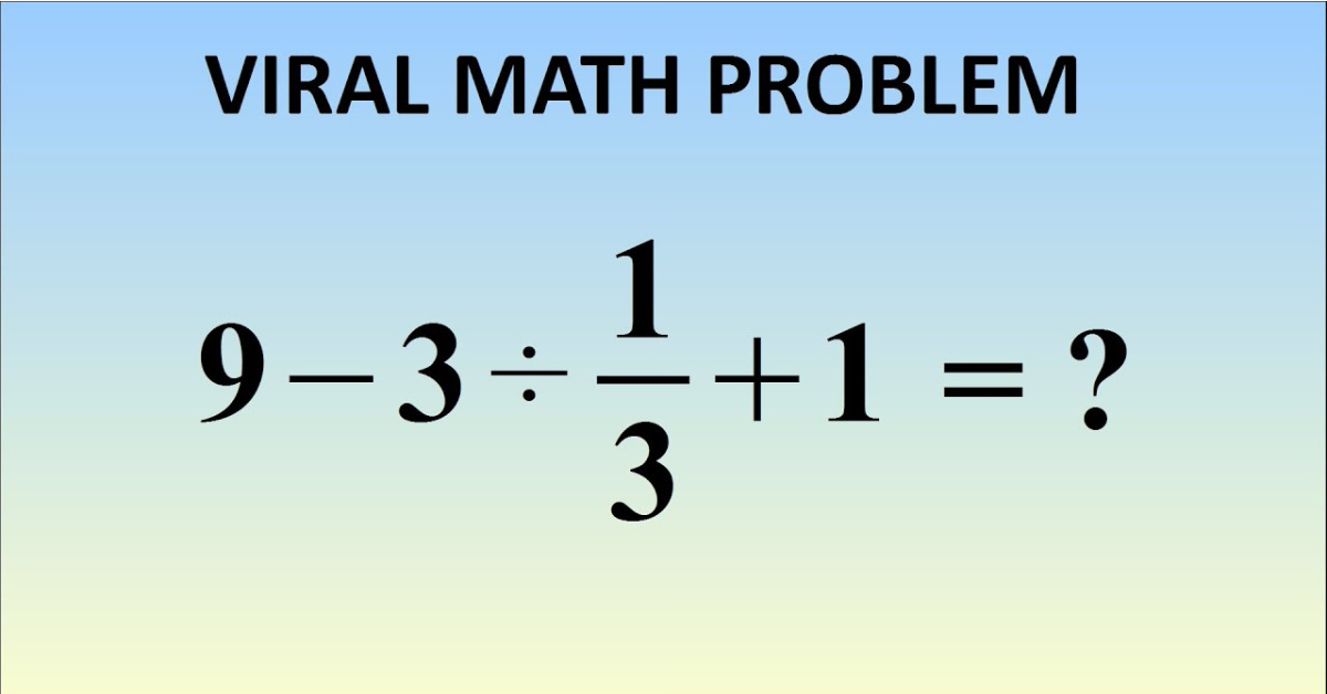 Nobody Can Solve This Viral Math Problem – Can You?
