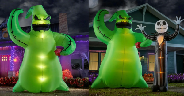 Home Depot is Selling A Giant 14-Foot Inflatable Oogie Boogie For Halloween and I Can’t Believe My Eyes