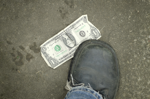 If You See Folded Money On The Ground, Think Twice Before Picking It Up. Here’s Why.