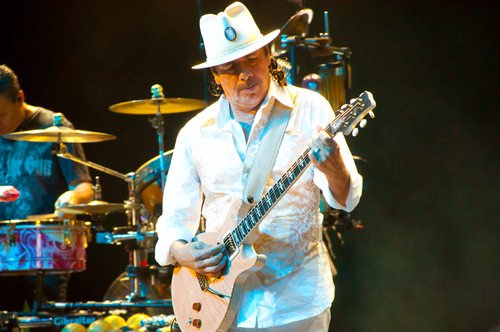 Carlos Santana Collapses on Stage in Front of Fans While Performing During Concert