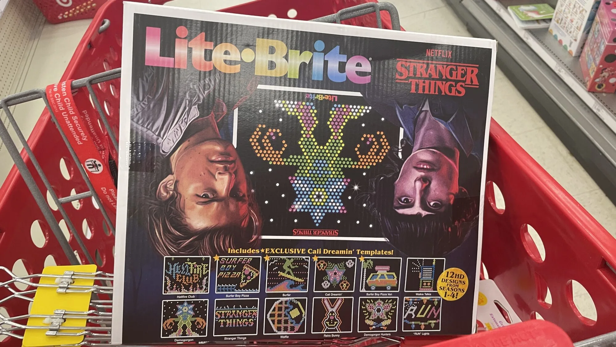 STRANGER THINGS LITE-BRITE DELUXE Light-up WALL ART 16 By 16” Brand New  Sealed