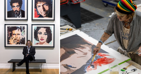 Johnny Depp’s Debut Art Collection Sold Out in Just Hours For Nearly $4 Million
