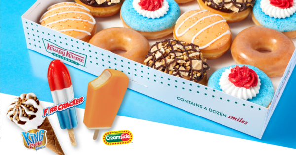 Krispy Kreme Just Released Ice Cream Truck Inspired Doughnuts For Summer and I’m On My Way