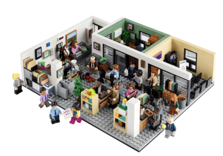 The Office LEGO Set is Here and It Even Comes with A Tiny Stapler In Jello