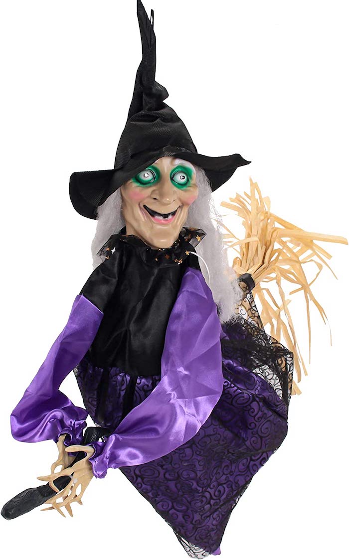 This Animated Wicked Witch Looks Like She's Actually Riding Her ...