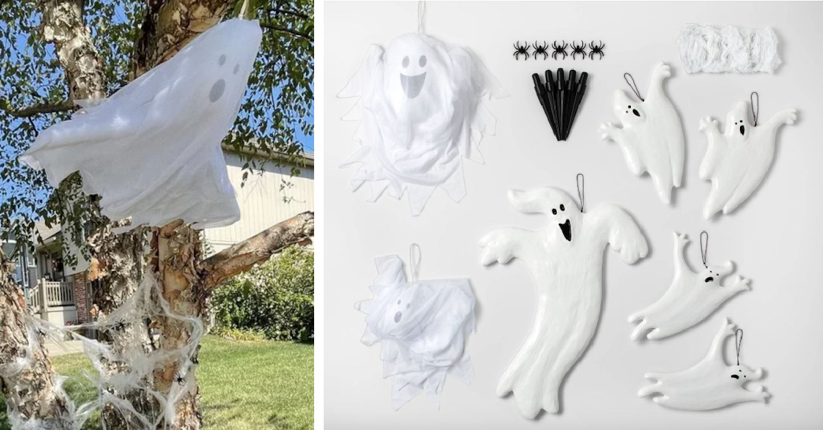 Target is Selling A $20 Ghost Scene Kit That Will Make Your Yard BOO-tiful for Halloween
