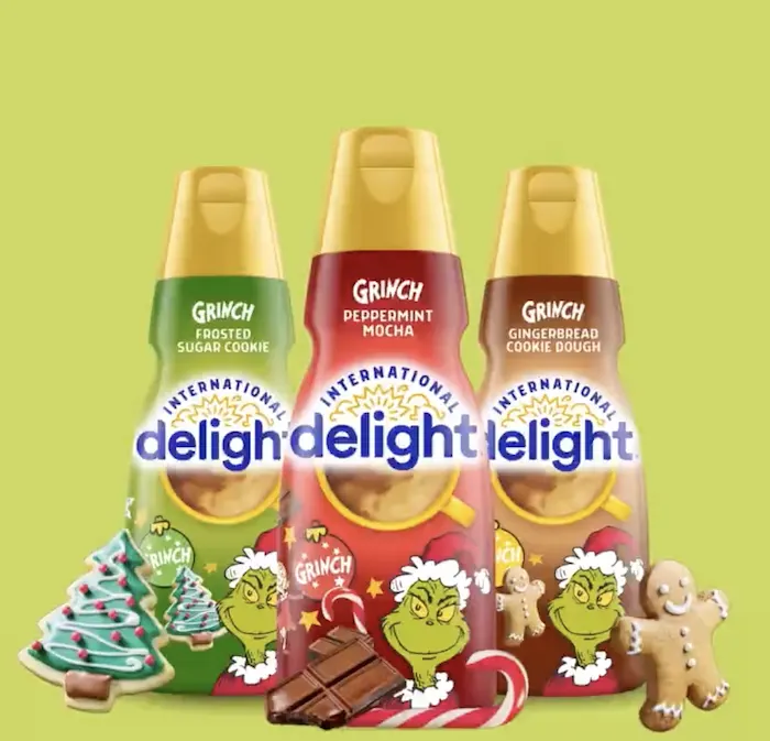 International Delight Grinch-Themed Coffee Creamers Are Back and