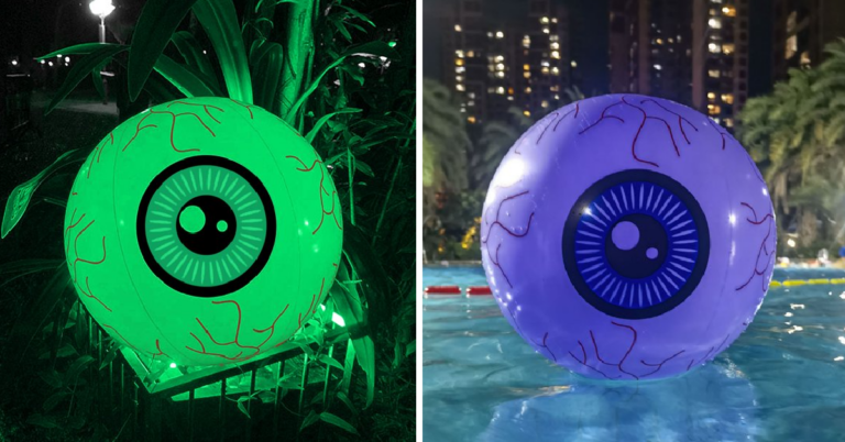You Can Get Giant Inflatable Color Changing Eyeballs Just in Time for Halloween
