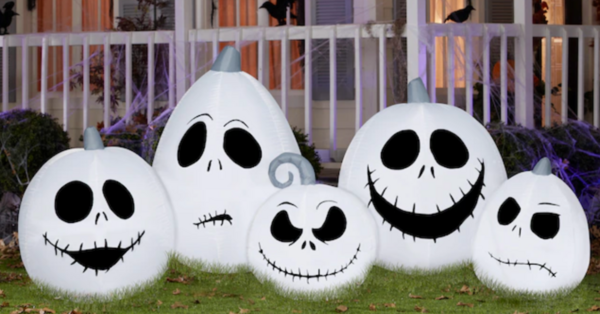 These Inflatable Jack Skellington Pumpkins Are Simply Meant to Be In Your Yard for Halloween