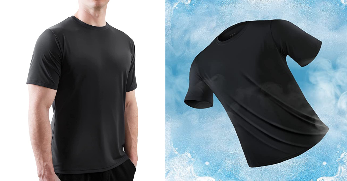 This Cooling Shirt Pulls Heat Away from Your Body So You Stay Cool All Day