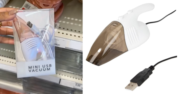 Target Is Selling A Mini USB Vacuum That Actually Sucks Things Up