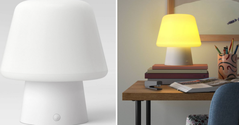 Target Just Released Their Own Version of the Viral Mushroom Lamp from TikTok and It’s so Cute