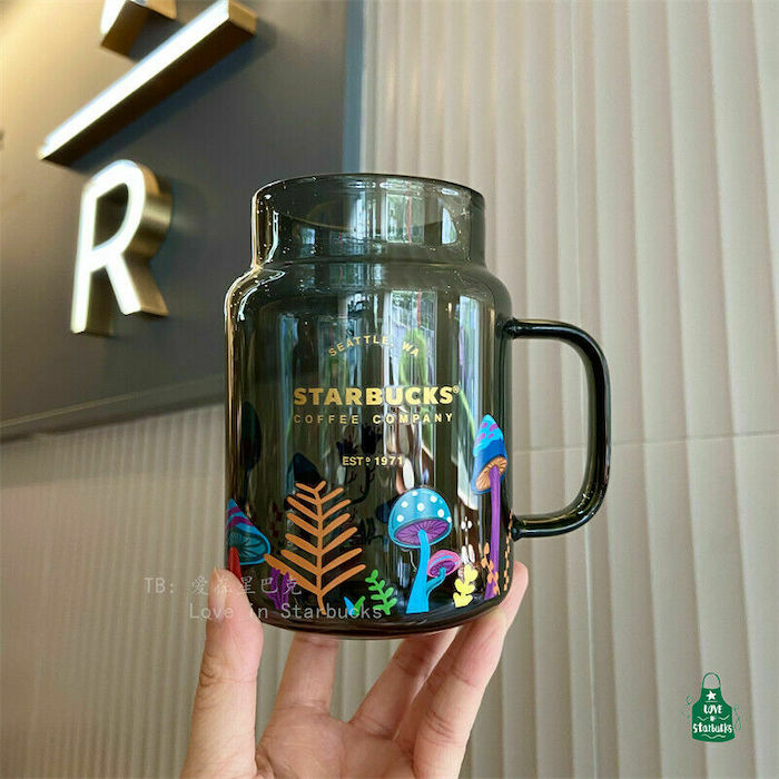 Mushroom straw stopper on Starbucks 2022 holiday cup has TikTok obsessed